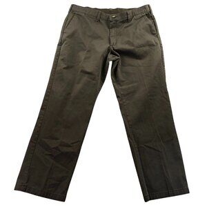Wrangler Men Work Pants Size 38x32 Brown Chino Khaki Straight Leg Classic Casual